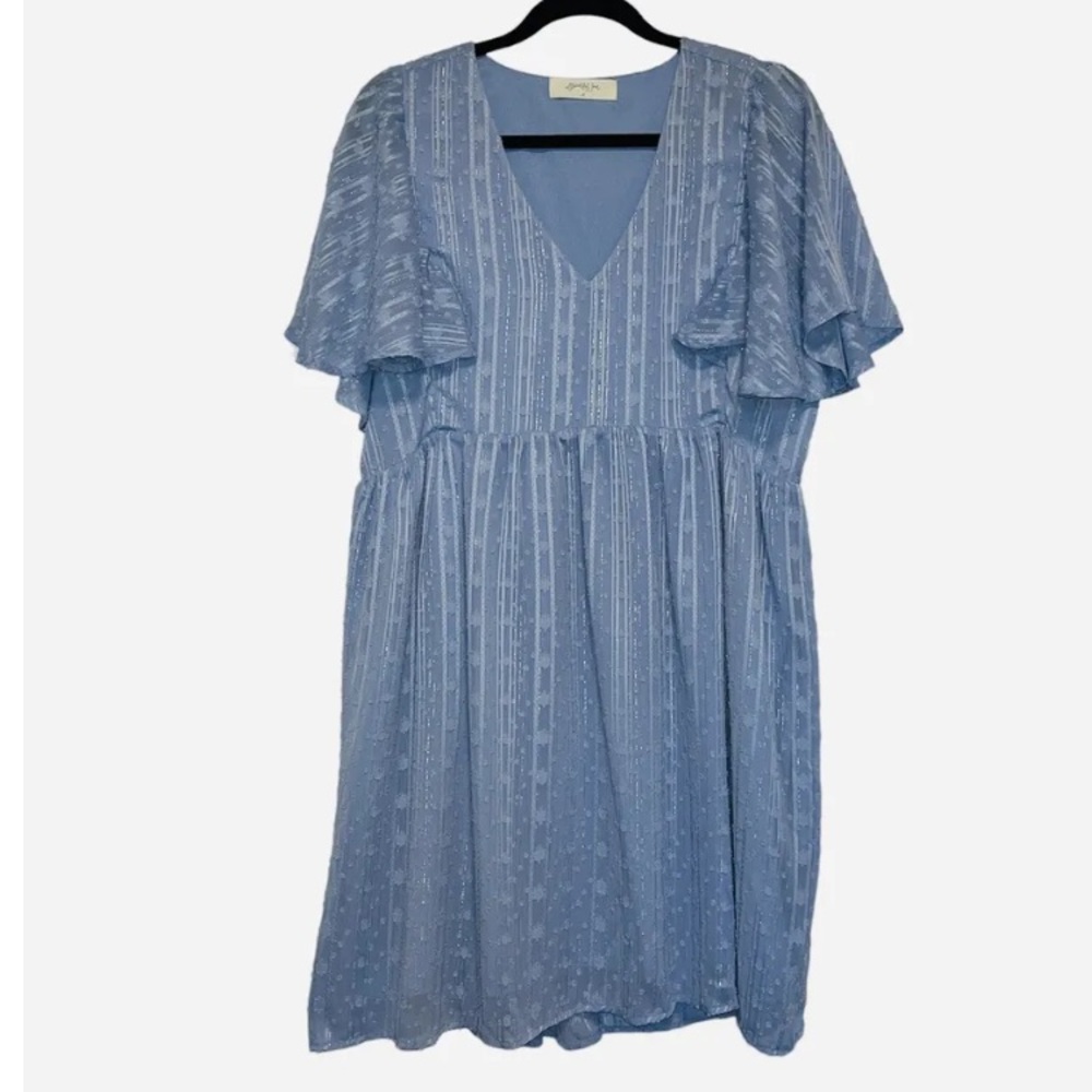 Textured Babydoll Dress